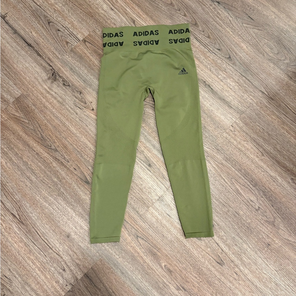 Adidas Training Aeroknit 7/8 High-Rise Leggings, compression! Medium